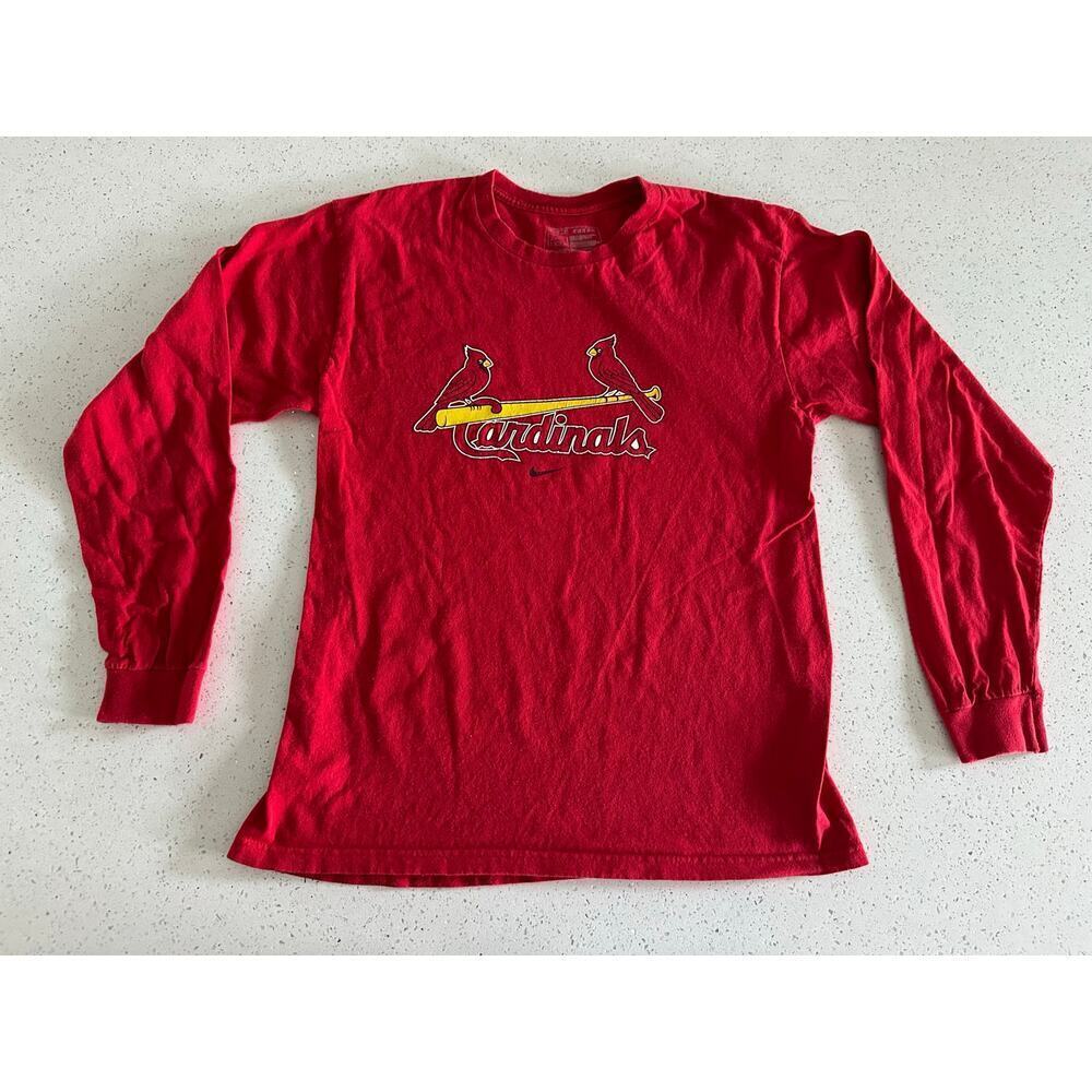 Nike St Louis Cardinals Shirt  Long Sleeve Mens Medium